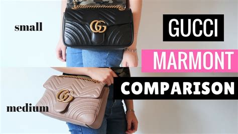 gucci marmont 26 cm|gucci marmont small vs mini.